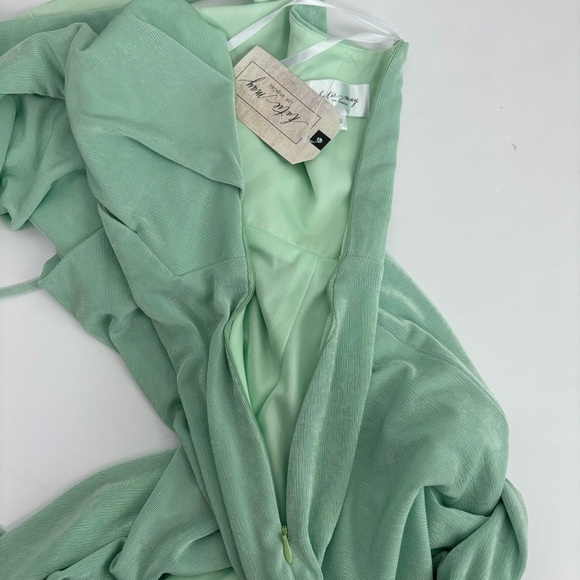 Katie May X REVOLVE A Cut Above Gown in Seagreen Size S - Picture 7 of 15